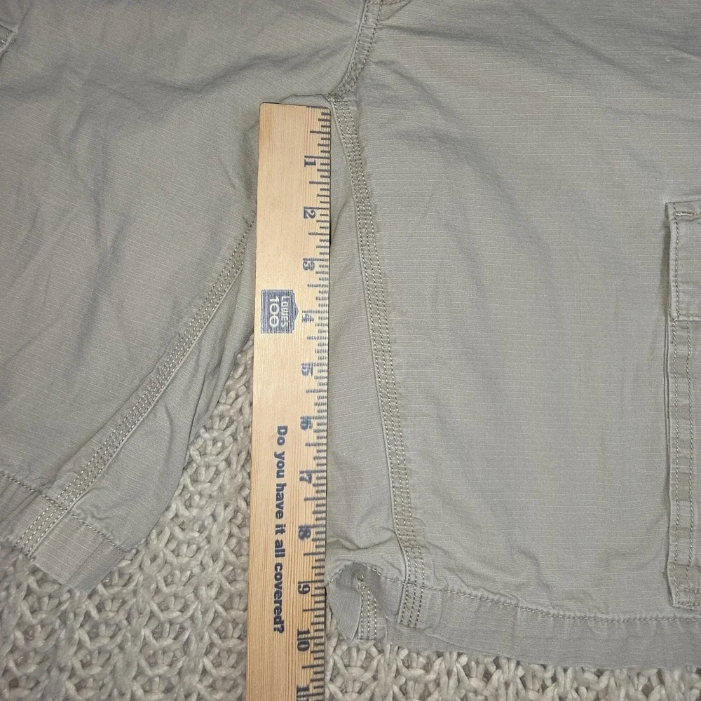 The North Face Men's Cargo Shorts Size 34 Tan Khaki Hiking Outdoor Work Cotton